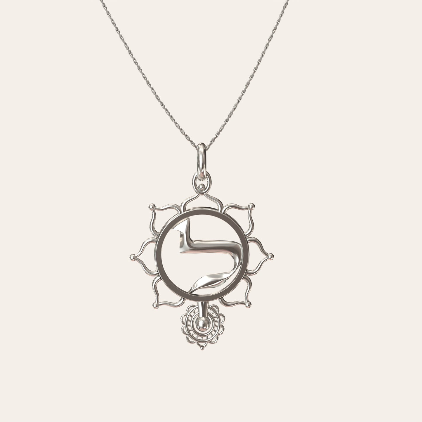 Rebecca – Lamed | Silver Necklace