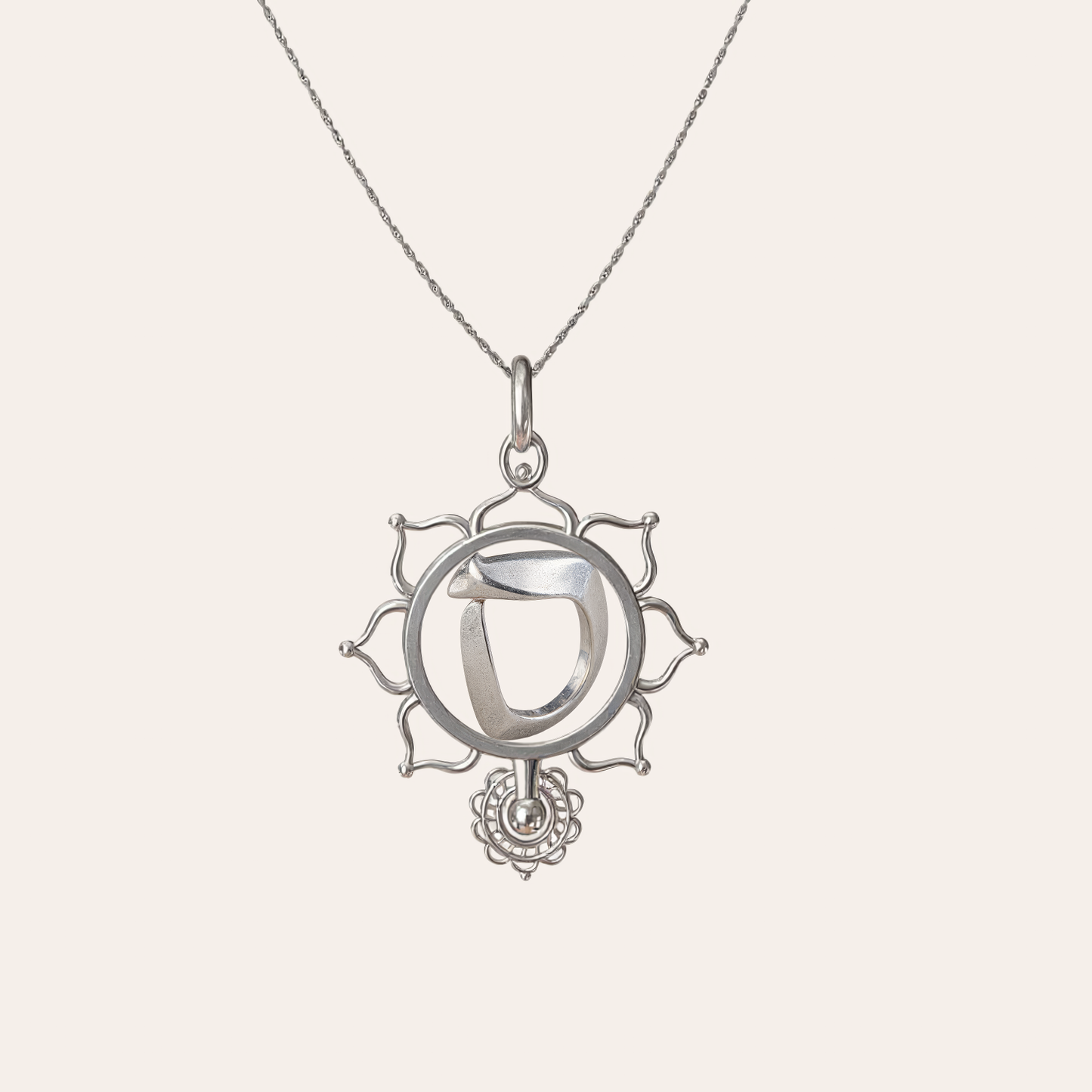 Rebecca – Samech | Silver Necklace