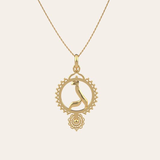 Ruth – Gimel | Gold Necklace