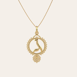Ruth – Gimel | Gold Necklace