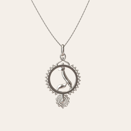 Ruth – Gimel | Silver Necklace