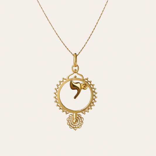 Ruth – Yod | Gold Necklace